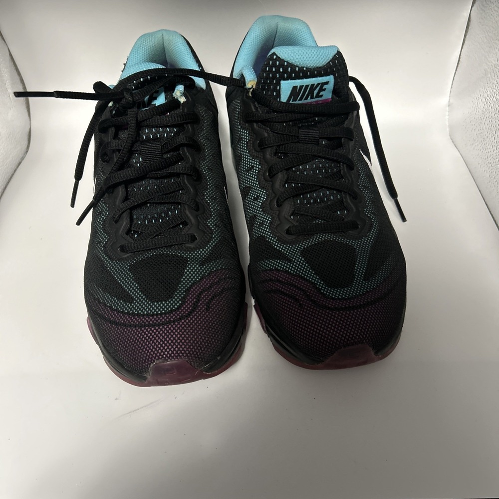 Nike Air Max Tailwind 7 Womens 10 Black Fuchsia Clearwater 683635-004 Excellent